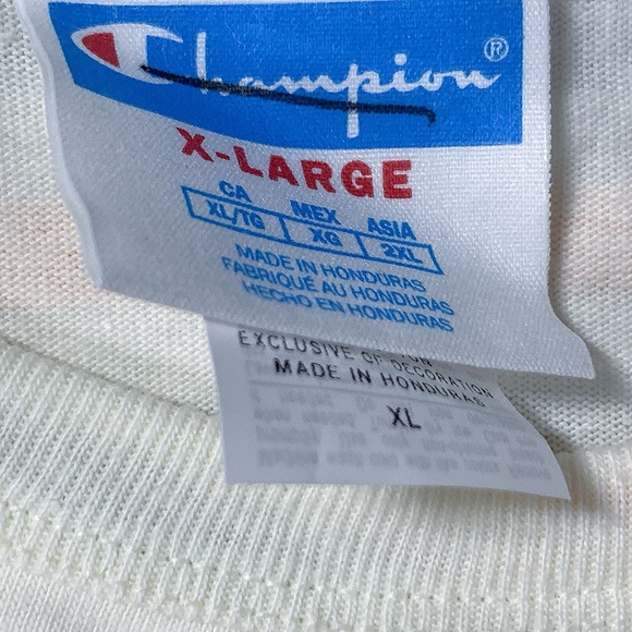 Champion 100% Cotton Stripe Cropped Top - Picture 5 of 6